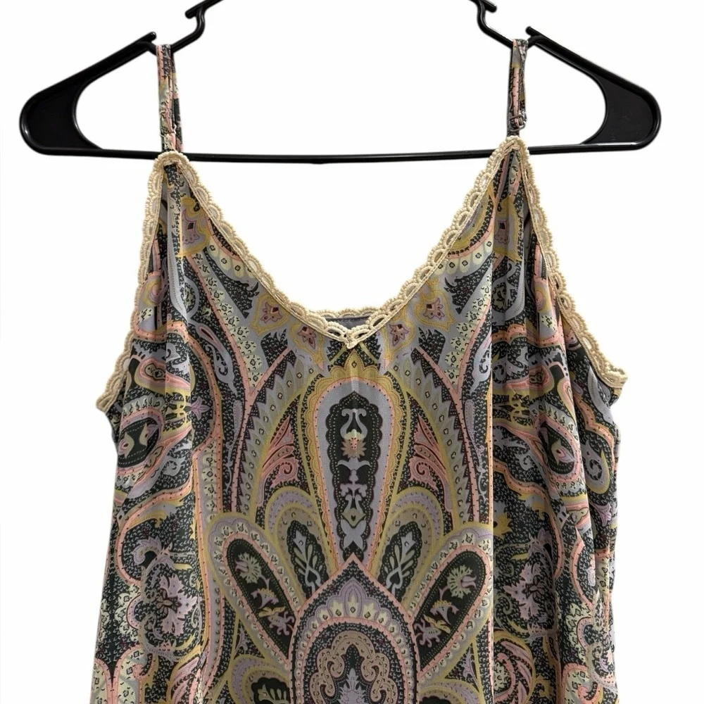 NWOT LOVE SAM Malta Paisley Maxi Dress Size Medium - Picture 5 of 12